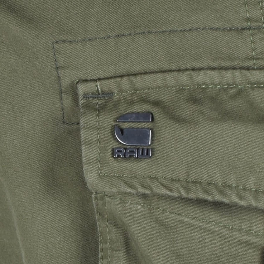 Alternative Image for ProductG Star Raw Rovic Tapered Trousers Green3